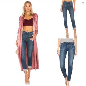 PAIGE Women's Skinny Jeans in Dark Blue